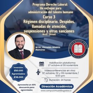 RH-03 Régimen disciplinario. Despidos, llamadas de atención, suspensiones y otras sanciones