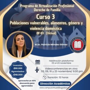 DF-03 Poblaciones vulnerables, alimentos, género y violencia doméstica