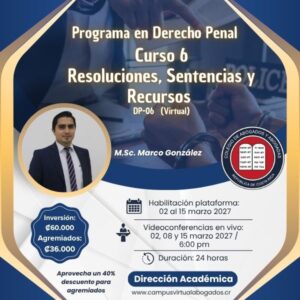 DP-06 Resoluciones, Sentencias y Recursos