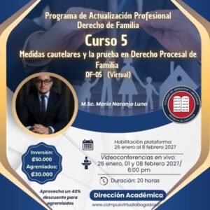 DF-05 Medidas cautelares y la prueba en derecho Procesal de Familia