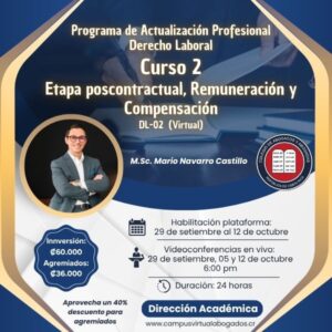 DL-02 Etapa poscontractual, Remuneración y Compensación