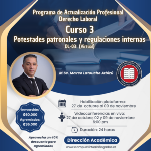 DL-03 Potestades patronales y regulaciones internas